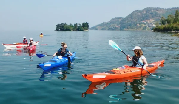 Kayaking On Lake Kivu