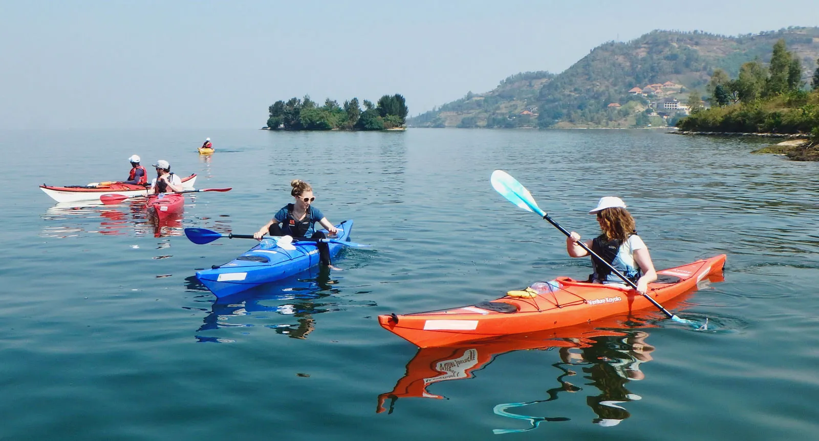 Kayaking on Lake Kivu, Rwanda